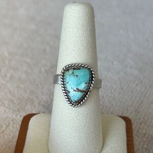 Royston Ribbon Turquoise Sterling Silver Ring